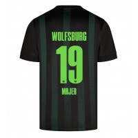 Camisa de time de futebol Wolfsburg Lovro Majer #19 Replicas 2º Equipamento 2024-25 Manga Curta